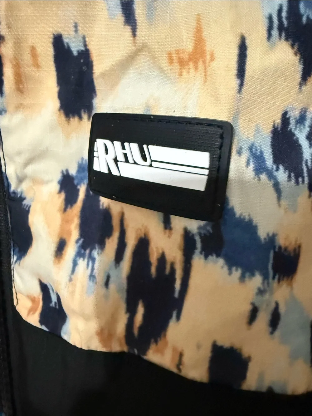 ZARA x Rhuigi Limited Edition Colorblock Windbreaker Jacket L XL Leopard
